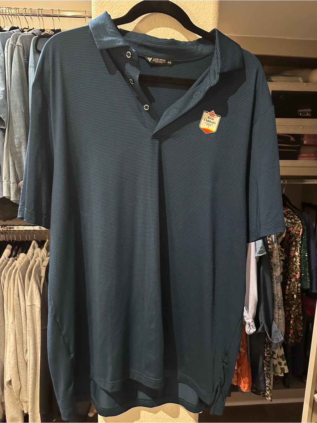 Menâs Golf Polo - Classic Short Sleeve - Texas Childrenâs Houston Open